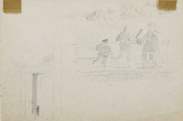 Неизвестный художник. Жанровая сцена